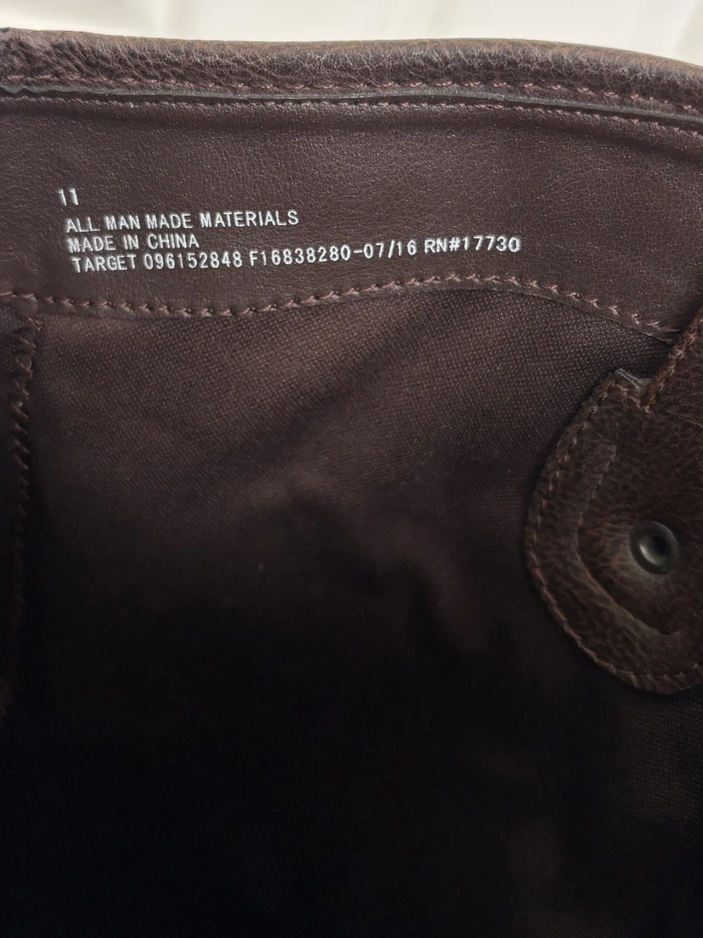 Mossimo Supply Co Dark Brown Western Cowgirl Boots